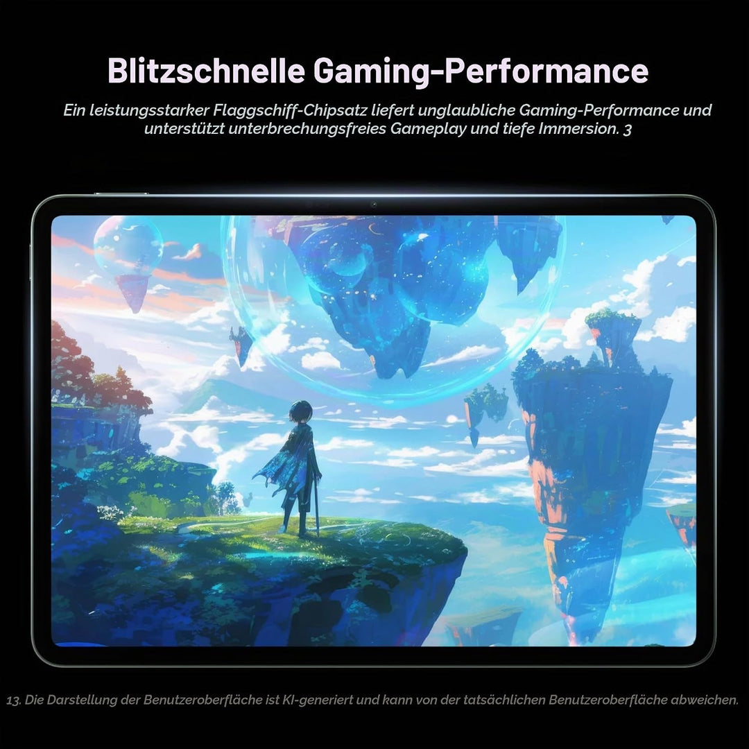 XIAOMI Pad 8 8 GB/128 GB, WiFi 7, 11,2" 3,2K Tablet, Dolby Atmos Sound, Snapdragon 870 Prozessor, 92