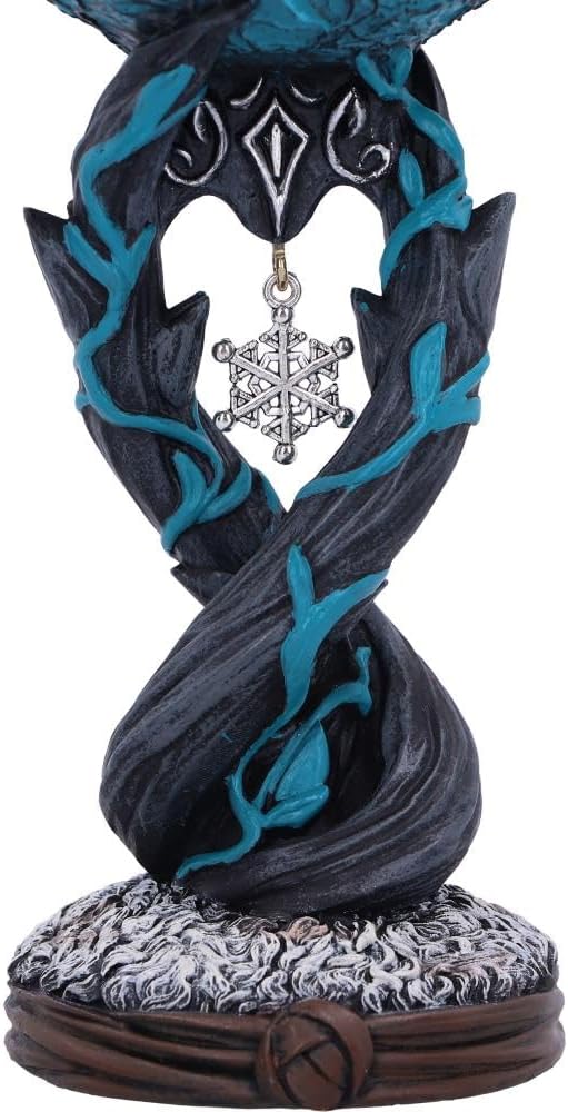 Nemesis Now The Witcher Ciri Kelch, offizielles Lizenzprodukt, Blau, 19,5 cm, Harz