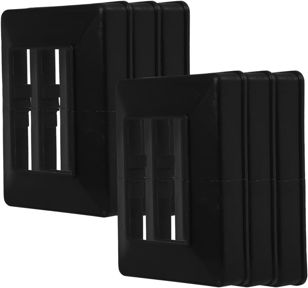 Pfostenrock Quadratische Zaunpfostenkappe 4.13X2.95X1.10 Zoll Kunststoff Säulenverkleidung Für Balko