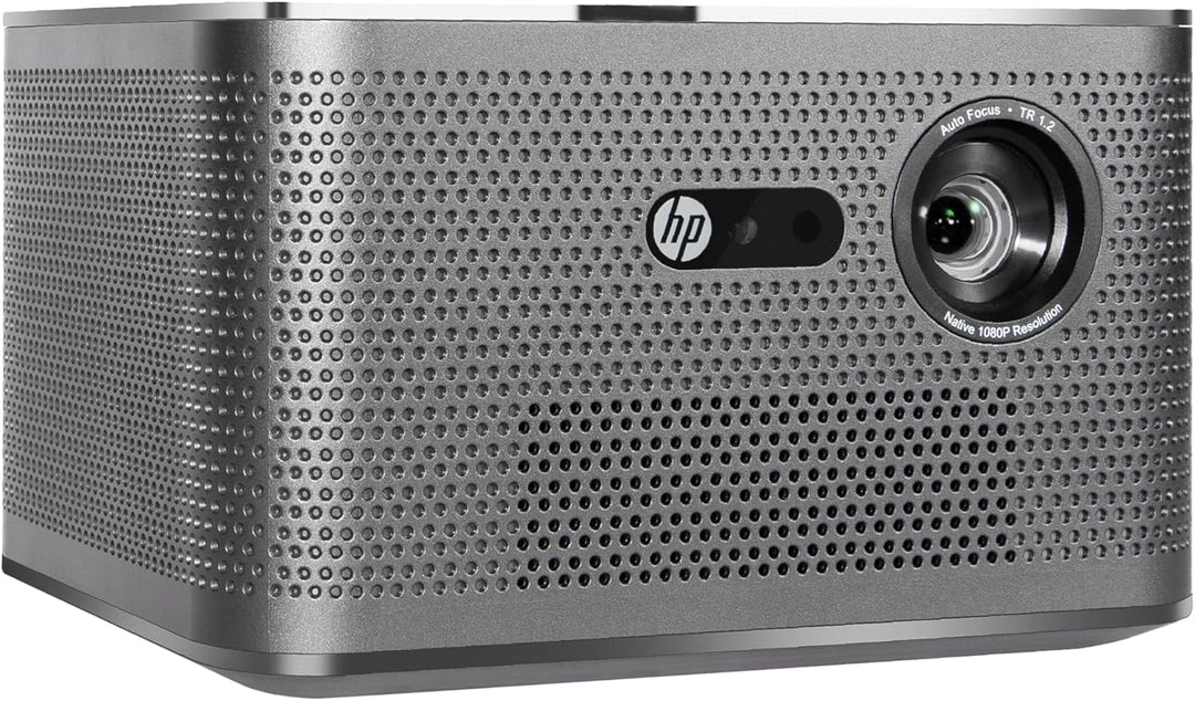 HP Projector MP2000 PRO, 1080P, 1500 LED / 650 ANSI Lumen, kabellose Konnektivität, Autofokus, Premi