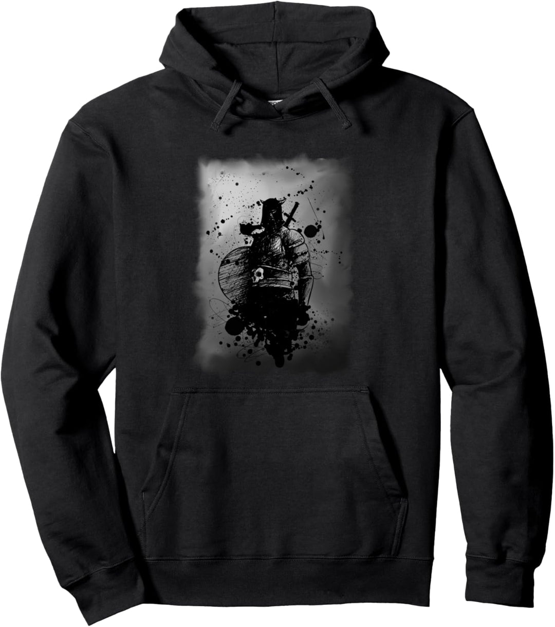 Viking Warrior Geschenk Mythologie Viking Pullover Hoodie