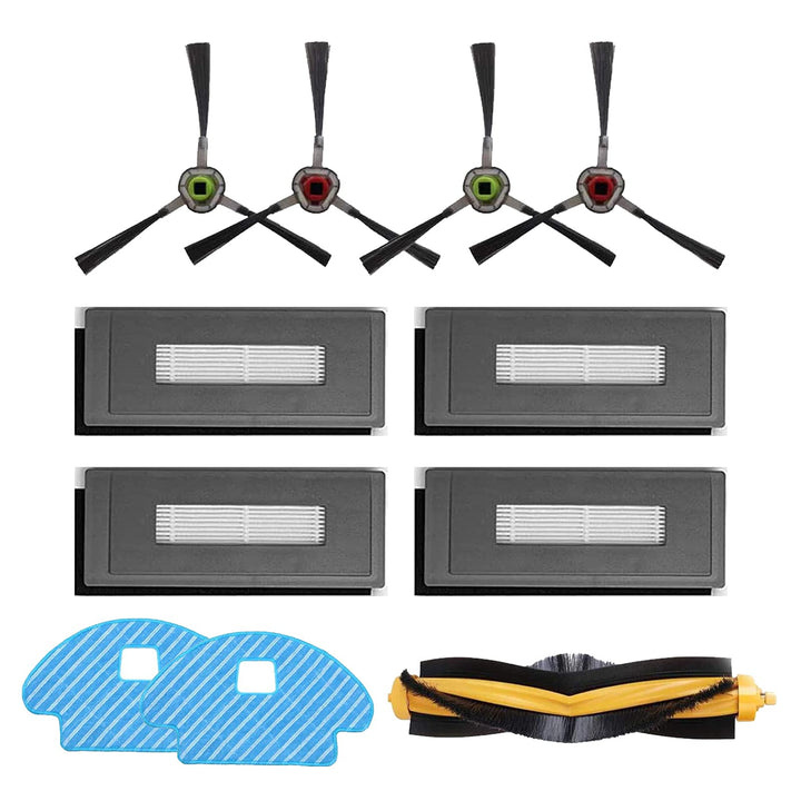 HALIEVE Filter Bürste Wischtuch Ersatzteile Zubehör Set für Ecovacs DG3G-KTA DEEBOT OZMO 930 Staubsa