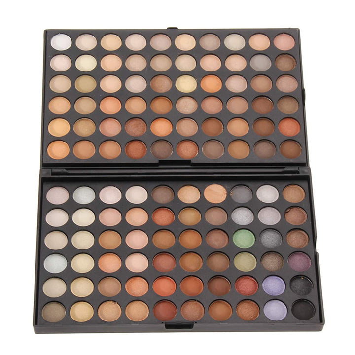 FantasyDay Profi 120 Farben Hochpigmentierte Warme Natürliche Matt Schminke Lidschatten Palette Make