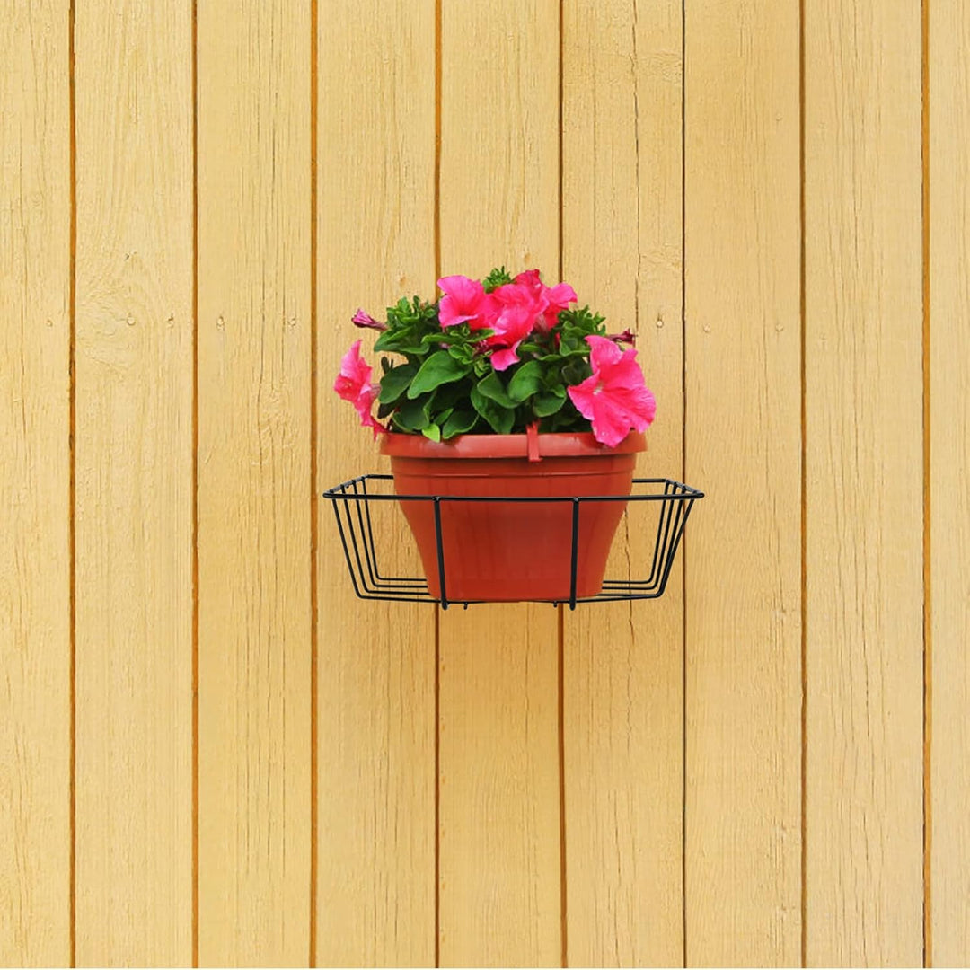Cabilock 1stk Weisser Aufhänger Eckaufhänger Für Blumenvase Zaun Pflanzer Rack Balkongeländer Regal