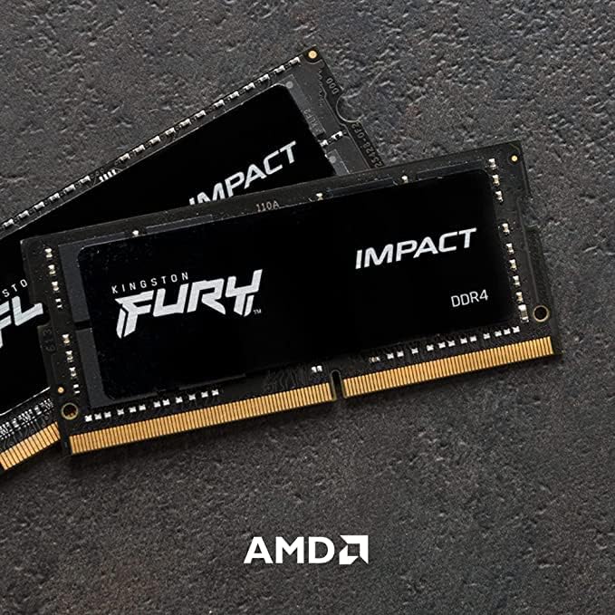 Kingston FURY Impact 32GB (2x16GB) 2666MHz DDR4 CL15 Laptop Speicher Kit mit 2 KF426S15IB1K2/32 32GB