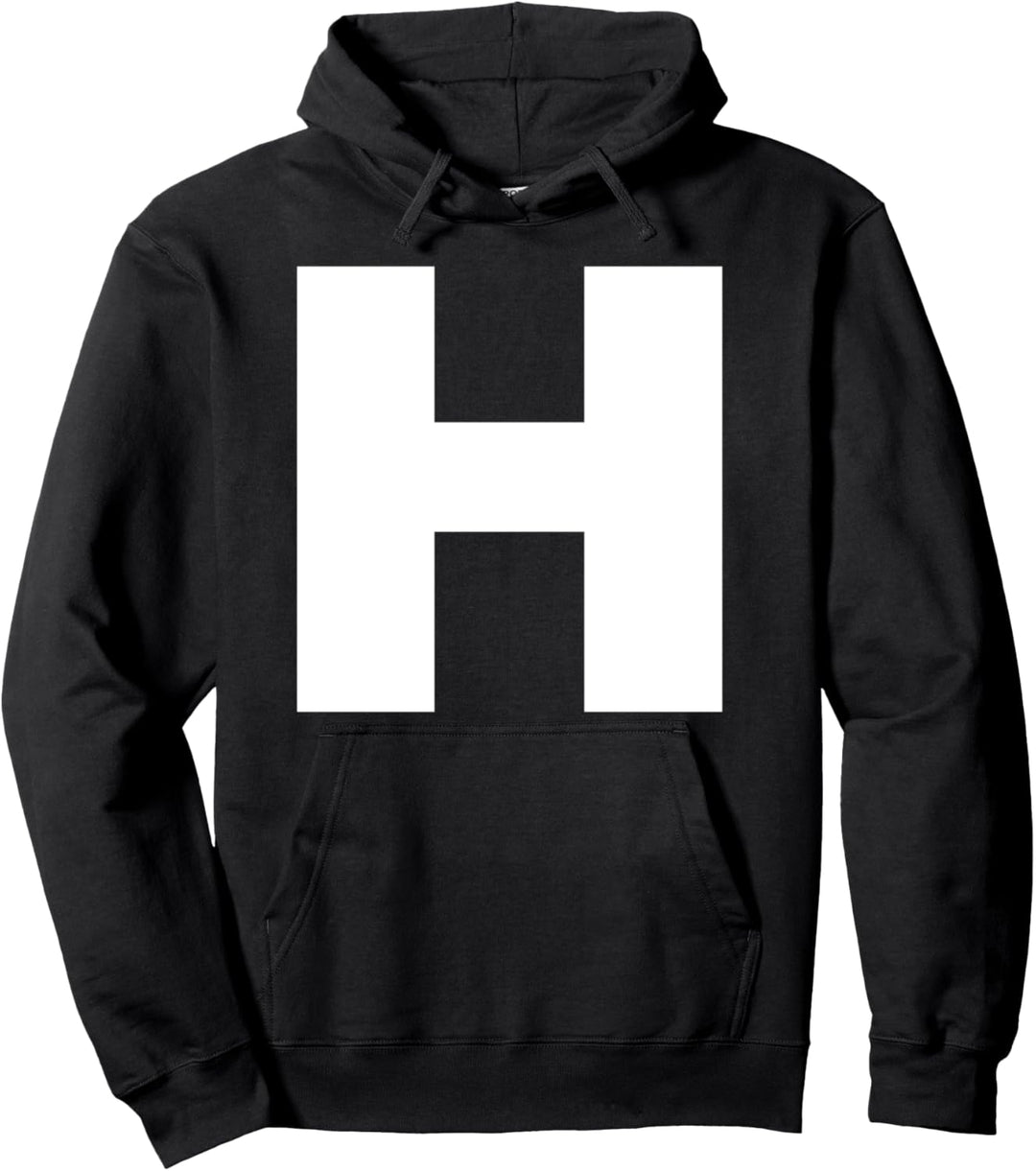 H alphabet letters SPELL IT OUT Pullover Hoodie