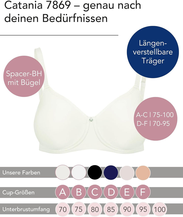 Susa Damen Catania BH 70D Champagne, 70D Champagne