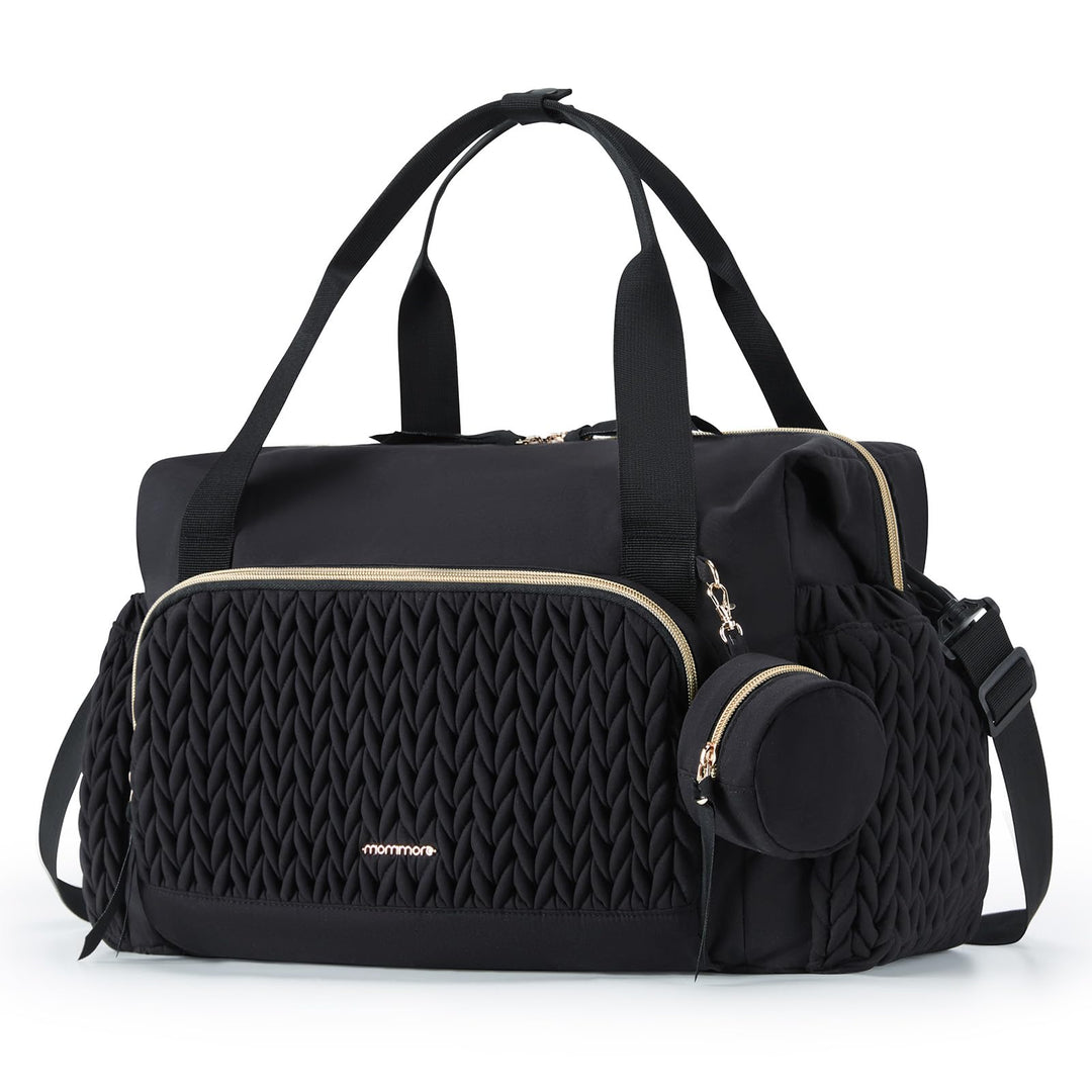mommore Wickeltasche, geräumige Reise-Wickeltasche, Kliniktasche für die Geburt, Babytasche mit Schn