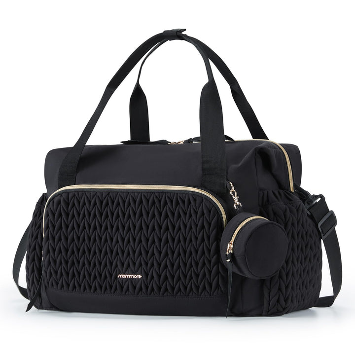 mommore Wickeltasche, geräumige Reise-Wickeltasche, Kliniktasche für die Geburt, Babytasche mit Schn