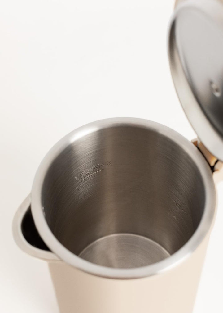 CREATE/KETTLE STUDIO PRO/Elektrischer Wasserkocher 1L Sand/Temperaturregelung, Warmhaltefunktion, Ka