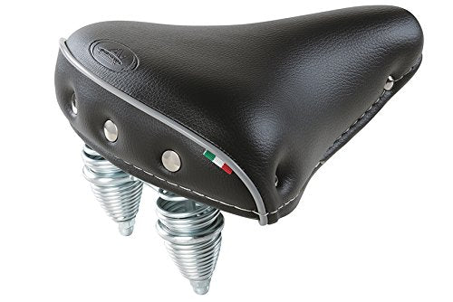 Selle Montegrappa Fahrradsattel Citysattel Cruisersattel Vinatge Sattel SM 110 IRIS Federgestell Mad