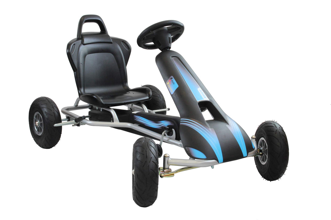 Ferbedo AR8P (Gokart/Kart in Silber/blau, ab ca. 5-11 Jahre) 112036, Silber/Blau