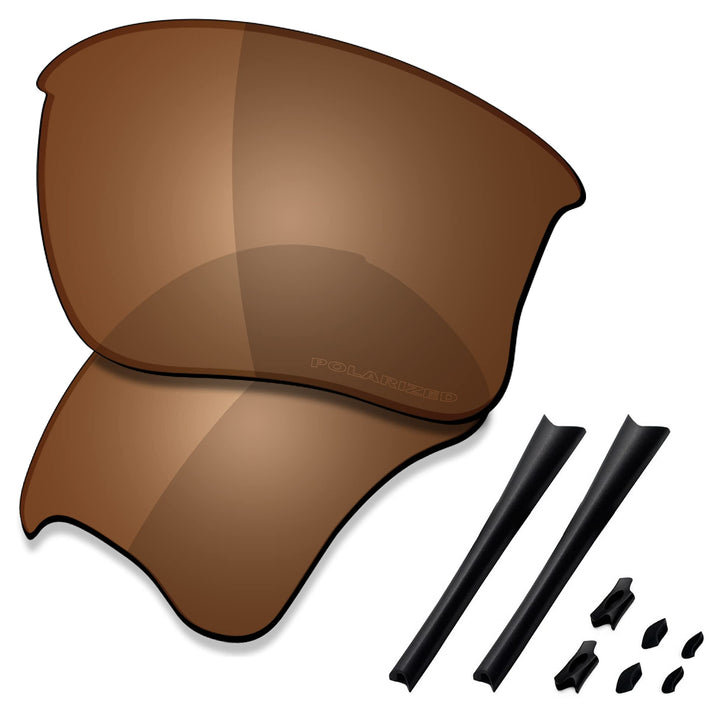 Saucer Premium-Ersatzgläser und Gummi-Kits für Oakley Flak Jacket XLJ OO9009 Sonnenbrillen High Defe