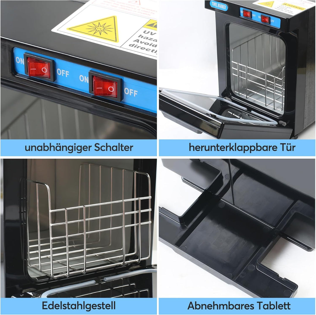 Handtuchwärmer, Professioneller Handtuchheizschrank (176 °F), Extrem Schnelle Aufheizgeschwindigkeit
