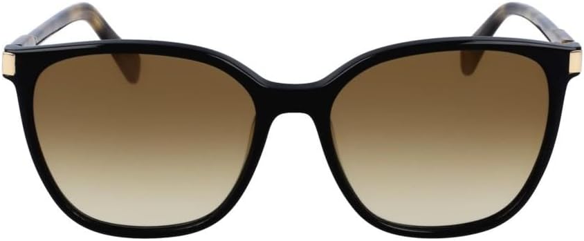 LONGCHAMP Damen LO612S Sonnenbrille, BLACK/HAVANA, 54