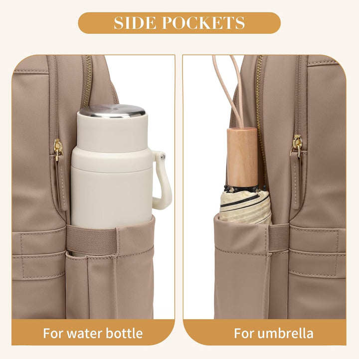 GOLF SUPAGS Laptop Rucksack für Damen Casual Daypack für Arbeit Reisen College Schulrucksack Handtas