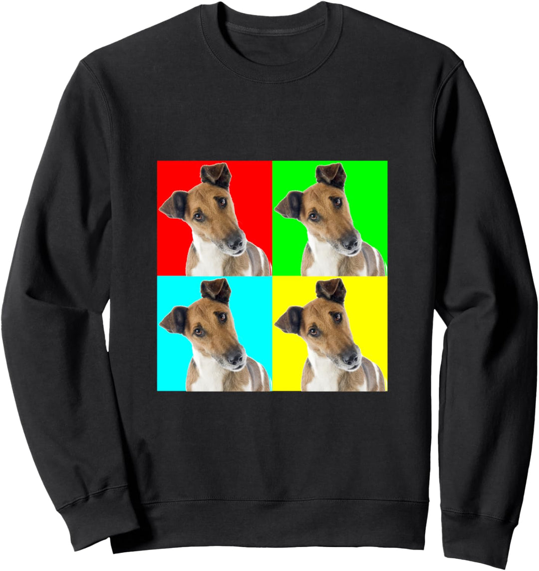 Pop Art Dog Fox Terrier (Smooth) Sweatshirt