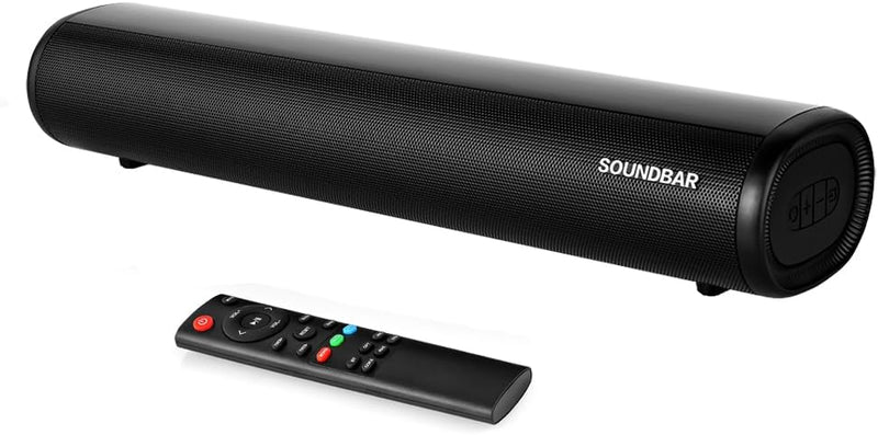 Soundbar für TV-Geräte Computer PC Gaming Lautsprecher mit Fernbedienung, 2.0Kanal 3 Equalizer 30W 2