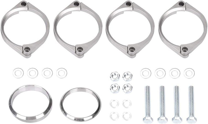 Verrostet auspuff flansch schalldämpfer zurück kasten reparatur klemmhalterungen fit für e46 m3