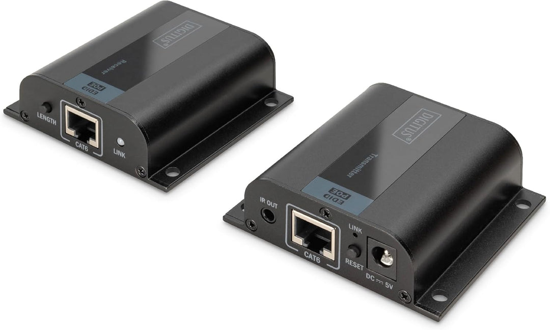 DIGITUS Professional DS-55100-1 - HDMI Extender - Full HD - Set (Sender/Empfänger) - nur 1 Netzteil