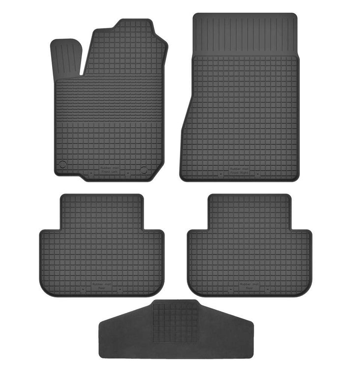 Fussmatten Vorne, Hinten + Tunnel für Peugeot 407 / SW/Coupe 2004-2011 Gummi Gumimatten Vorne, Hinte