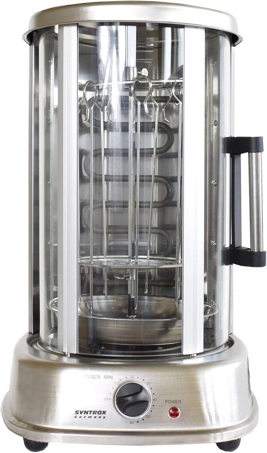 Syntrox Germany Edelstahl Dönergrill Gyrosgrill Hähnchengrill R-8121 Inox