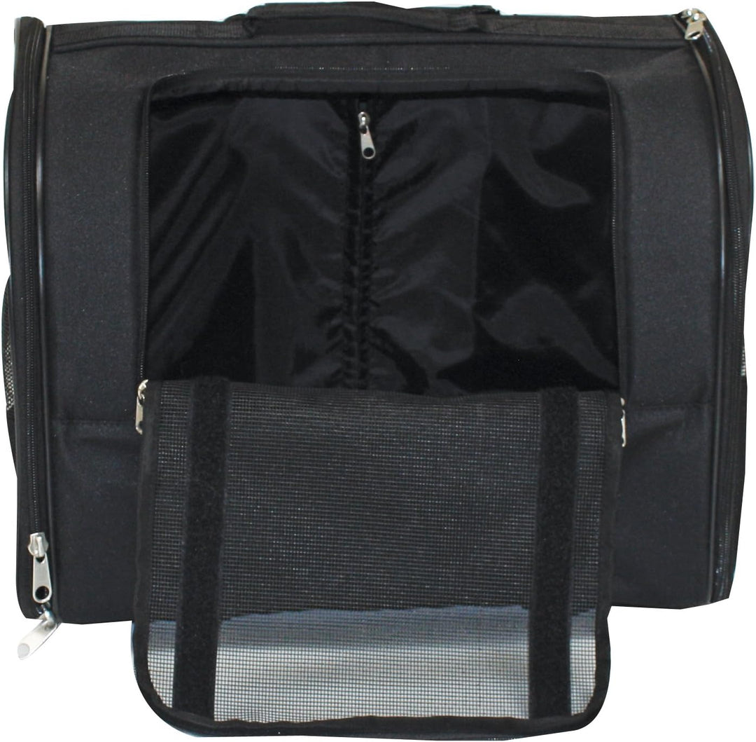 Croci Trolley Jolie 2 in 1 – Tragetasche für Katzen und kleine Hunde 44 x 33 x 28 cm – Trolley für H