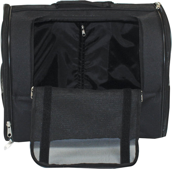 Croci Trolley Jolie 2 in 1 – Tragetasche für Katzen und kleine Hunde 44 x 33 x 28 cm – Trolley für H