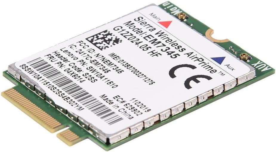 Bewinner EM7345 Modulkarte, 04X6014 4G LTE WWAN Kartenmodul für Thinkpad X250, X1C, W550, T450, X240