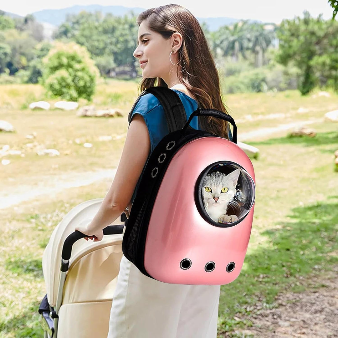 PETCUTE Hunderucksack,Atmungsaktive Hundetasche Haustier Hunde für Kleine Katzen Hunde,Raumkapsel Ha