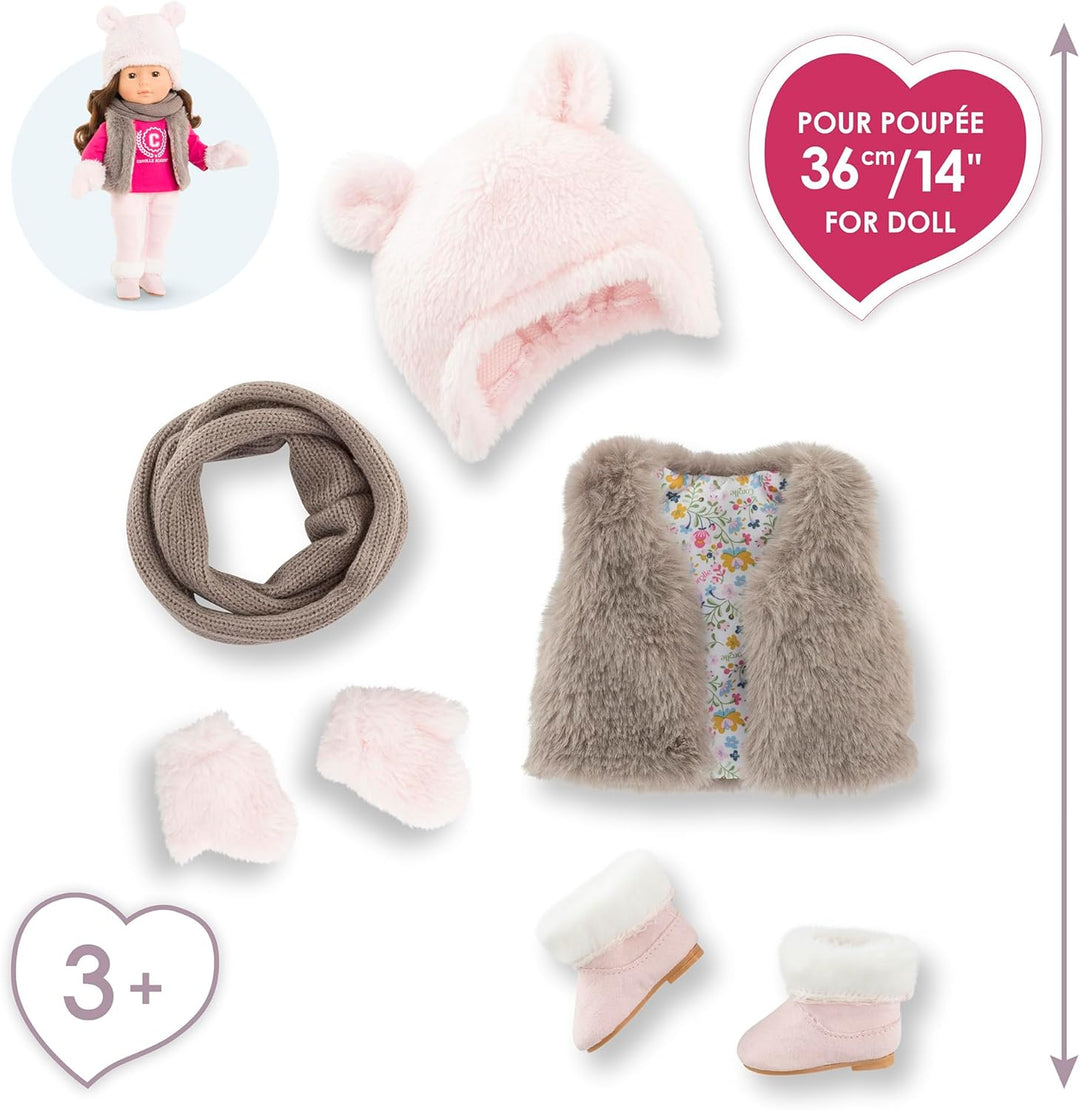 Winteroutfit Set, 7 Teile, Outfitset für alle 36cm MaCorolle Ankleidepuppen, ab 3 Jahre