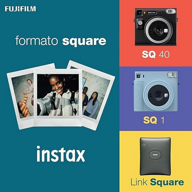 instax Square Link Midnight Green & Square Film (20/PK) Midnight Green Bundle mit Square Film (20/PK