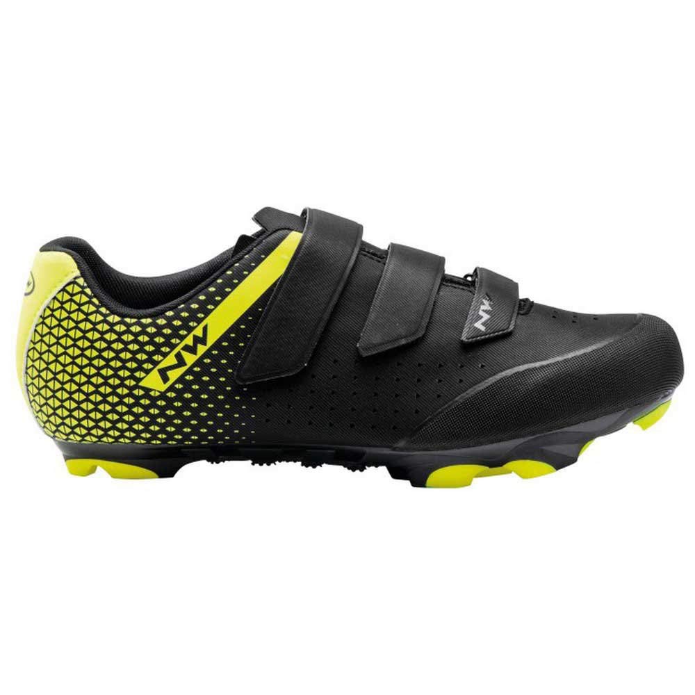 Northwave Mistral Schuhe, Fahrradschuhe 41 EU Black Yellow Fluo, 41 EU Black Yellow Fluo