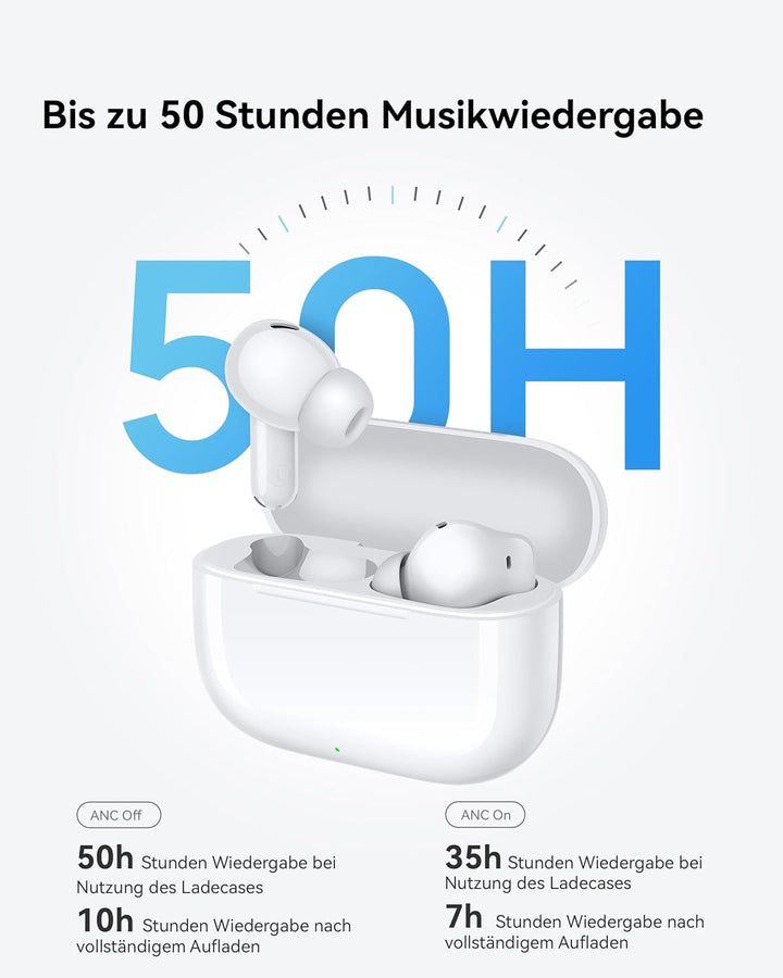 HUAWEI FreeBuds SE 4 ANC, kabellose Kopfhörer, 50 Stunden Akku, ANC mit Mehreren Modi für Pendler &amp;