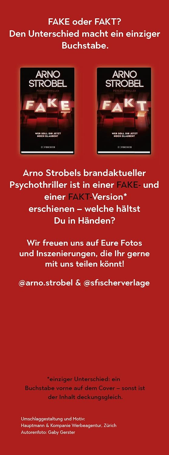 Fake – Wer soll dir jetzt noch glauben?: Psychothriller | Nervenkitzel pur von Nr.1-Bestsellerautor