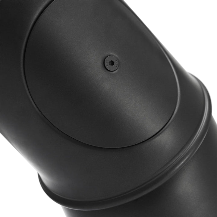 raik Rauchrohrbogen/Ofenrohrbogen Multibogen mit Tür 4-teilig 0-90° drehbar 130 mm Durchmesser 2 mm