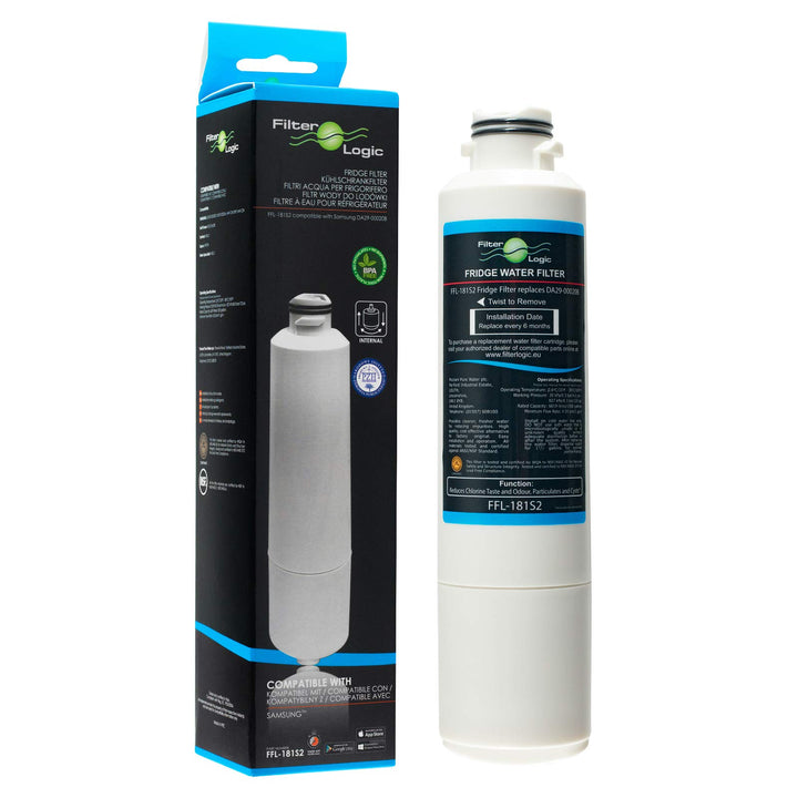 FilterLogic FFL-181S2 | 1x Wasserfilter für Samsung mit DA29-00020B Filter | Interner Filter für Sam