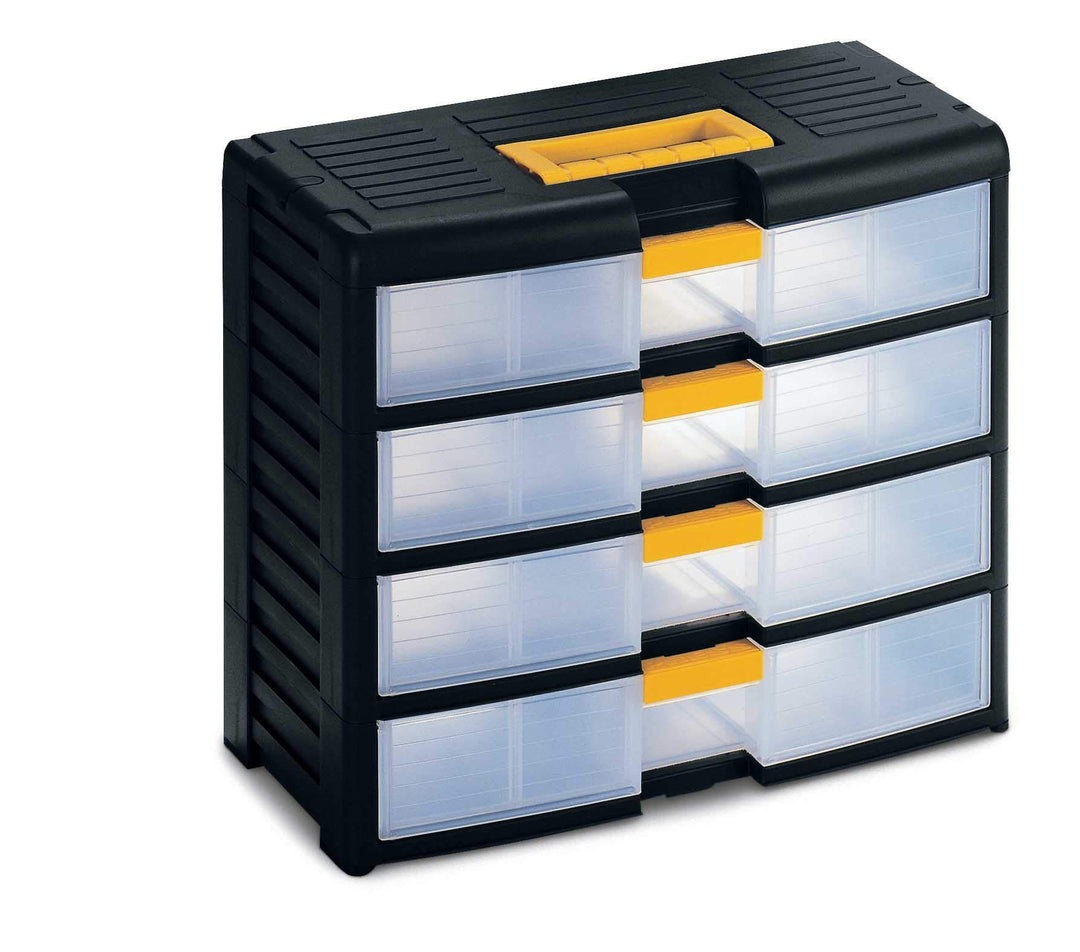 Terry 1002300 Kommode, Schwarz/Gelb