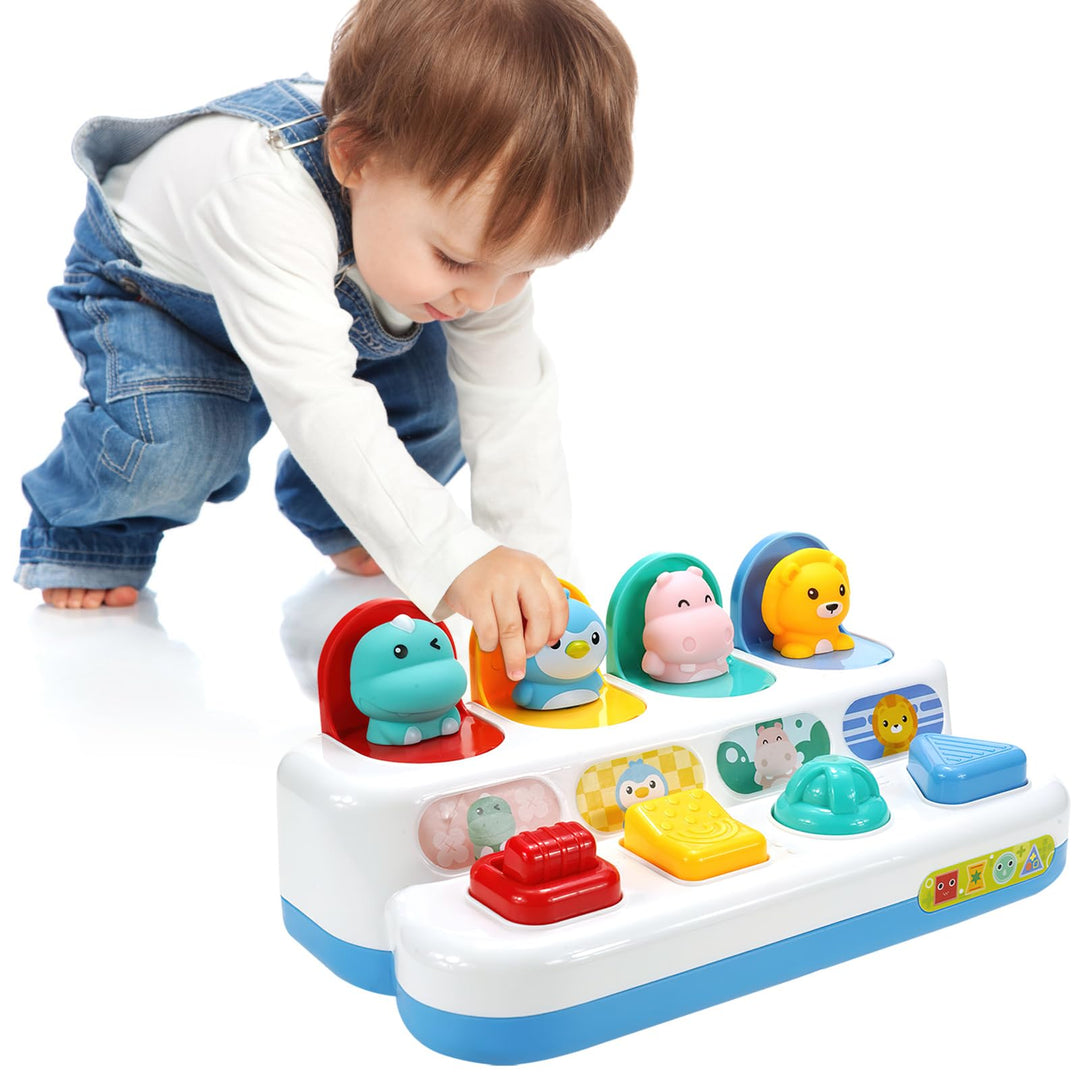 Pop up Baby Spielzeug ab 12 Monate, Montessori Spielzeug ab 1 Jahr Motorikspielzeug ab 6 Monten Früh