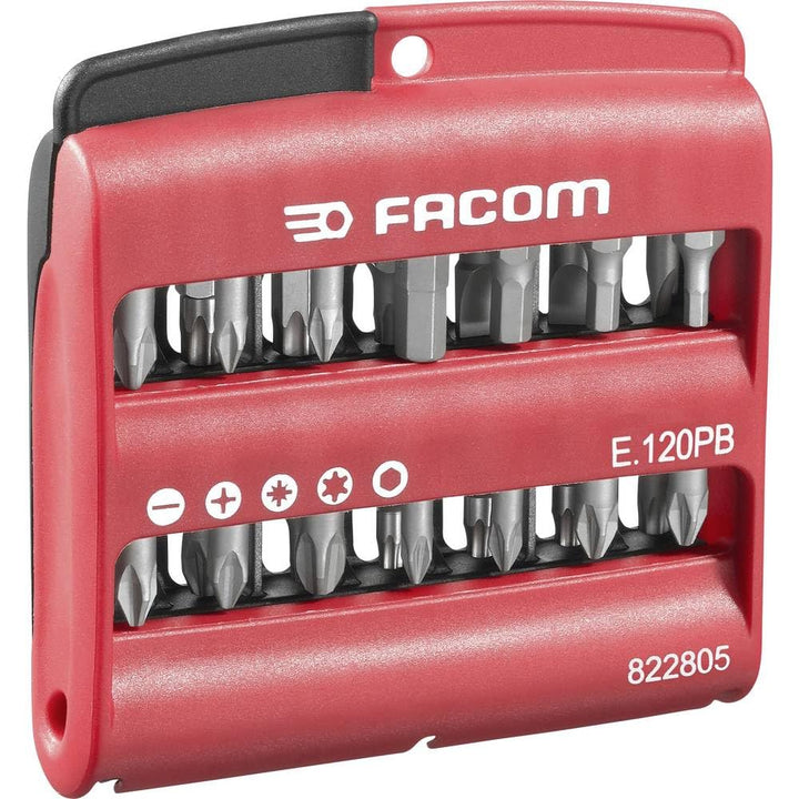FACOM Bit Satz, 28 Teilig, in Box, 1 Stück, E.120