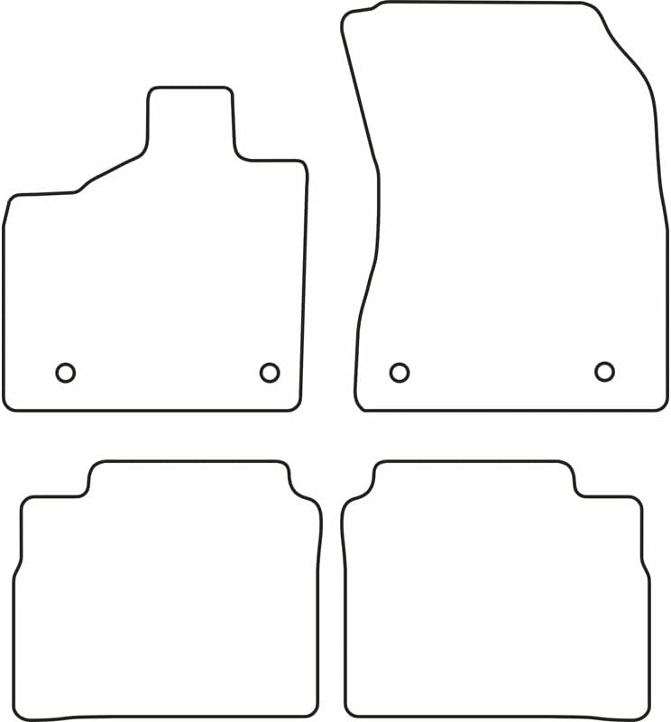 AUTO-STYLE Autoteppiche Velours kompatibel mit Nissan X-Trail IV (T33) 2022-