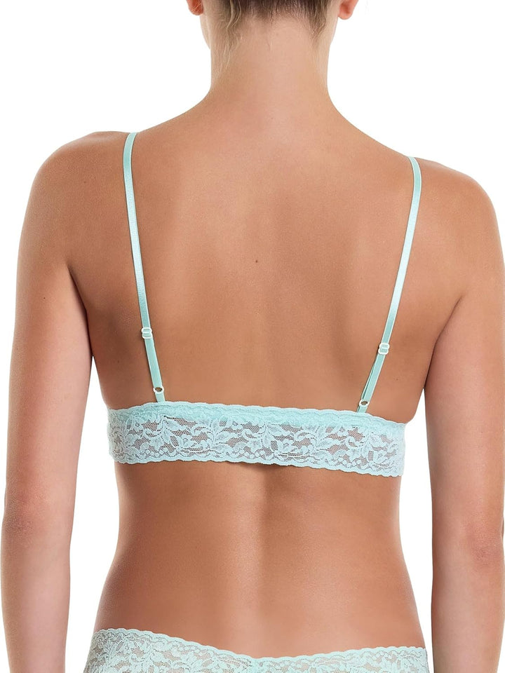hanky panky Triangle Bralette - Bustier Damen, Dreieck-Bralette aus Stretch-Spitze Signature Lace, L
