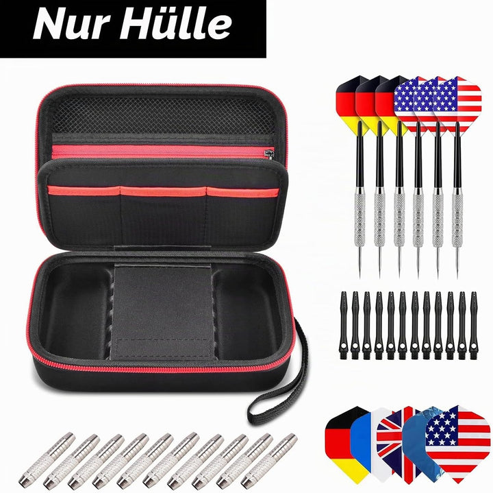 Boobowl Darttasche Organizer für Stahlspitze und weiche Dartpfeile, Dart-Tragetasche, passend für Da