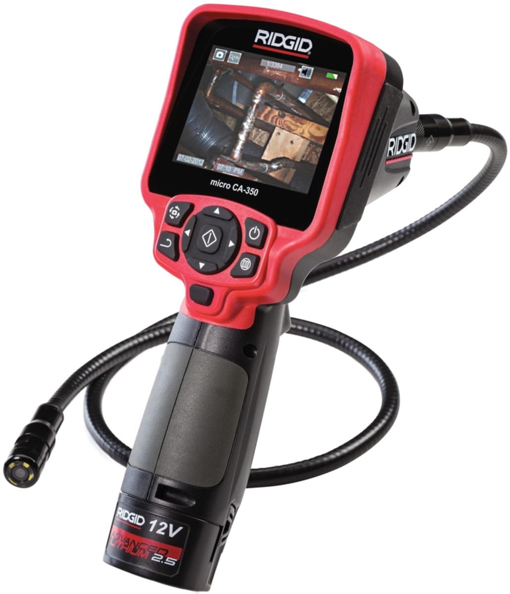 RIDGID 63888 Micro CA-350 X Inspektionskamera mit WLAN und Bluetooth-Konnektivität
