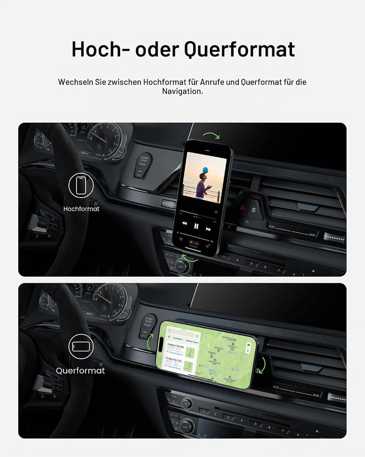 Belkin PRO Kfz-Halterung mit MagSafe für iPhone 13 Serie (magnetische Autokupplung für alle iPhone 1