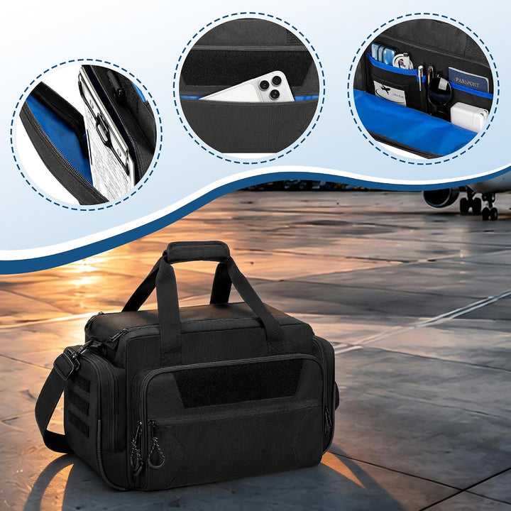 Damero Kopfhörer Tasche für Flieger, Pilotentasche für Luftfahrt Headset