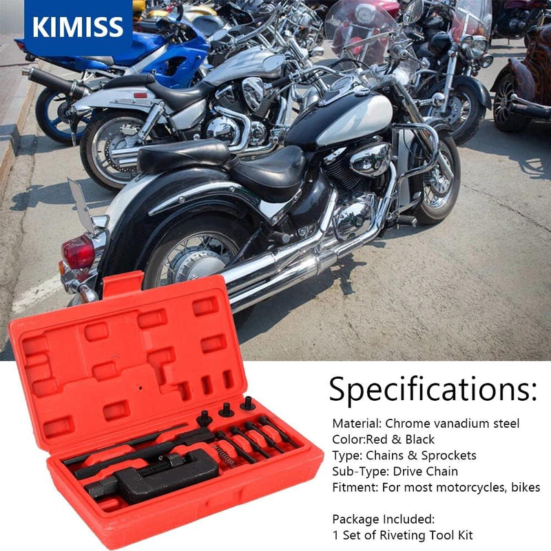 KIMISS Motorrad Chrom Vanadium Stahl Fahrrad Kettenbrecher Splitter Link Riveter Nieten Repair Tool