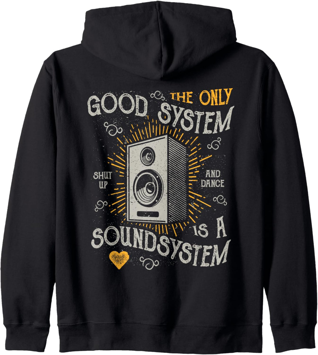 Lustige Pun Club Wear Das einzige gute System ist ein Soundsystem Kapuzenjacke