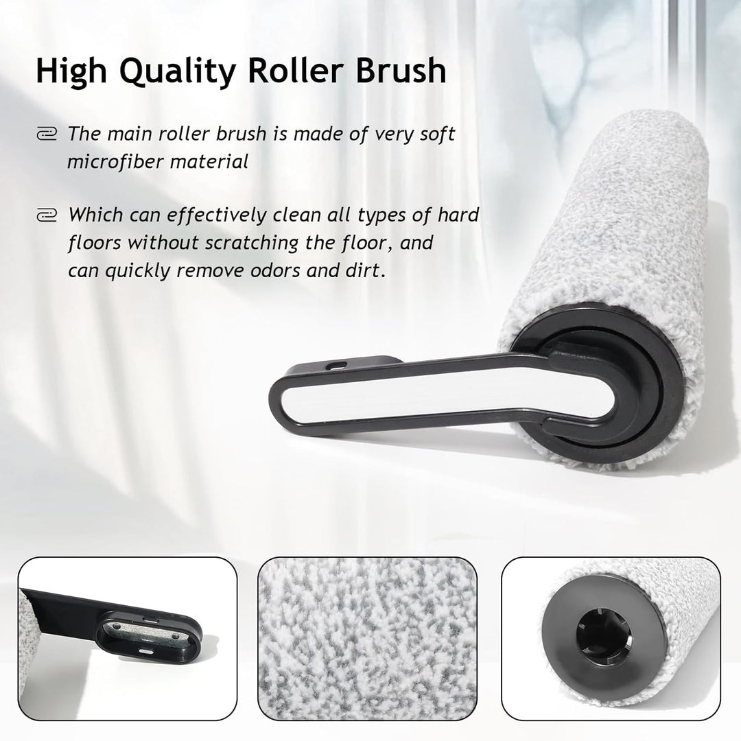 Bürstenrolle + Filter Zubehör Set für Tineco iFloor 5 Breeze Complete Nass und Trockensauger Ersatzt