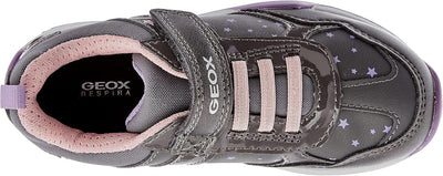 Geox Mädchen J Jocker Plus Girl B Sneakers, 36 EU Dk Grey Purple